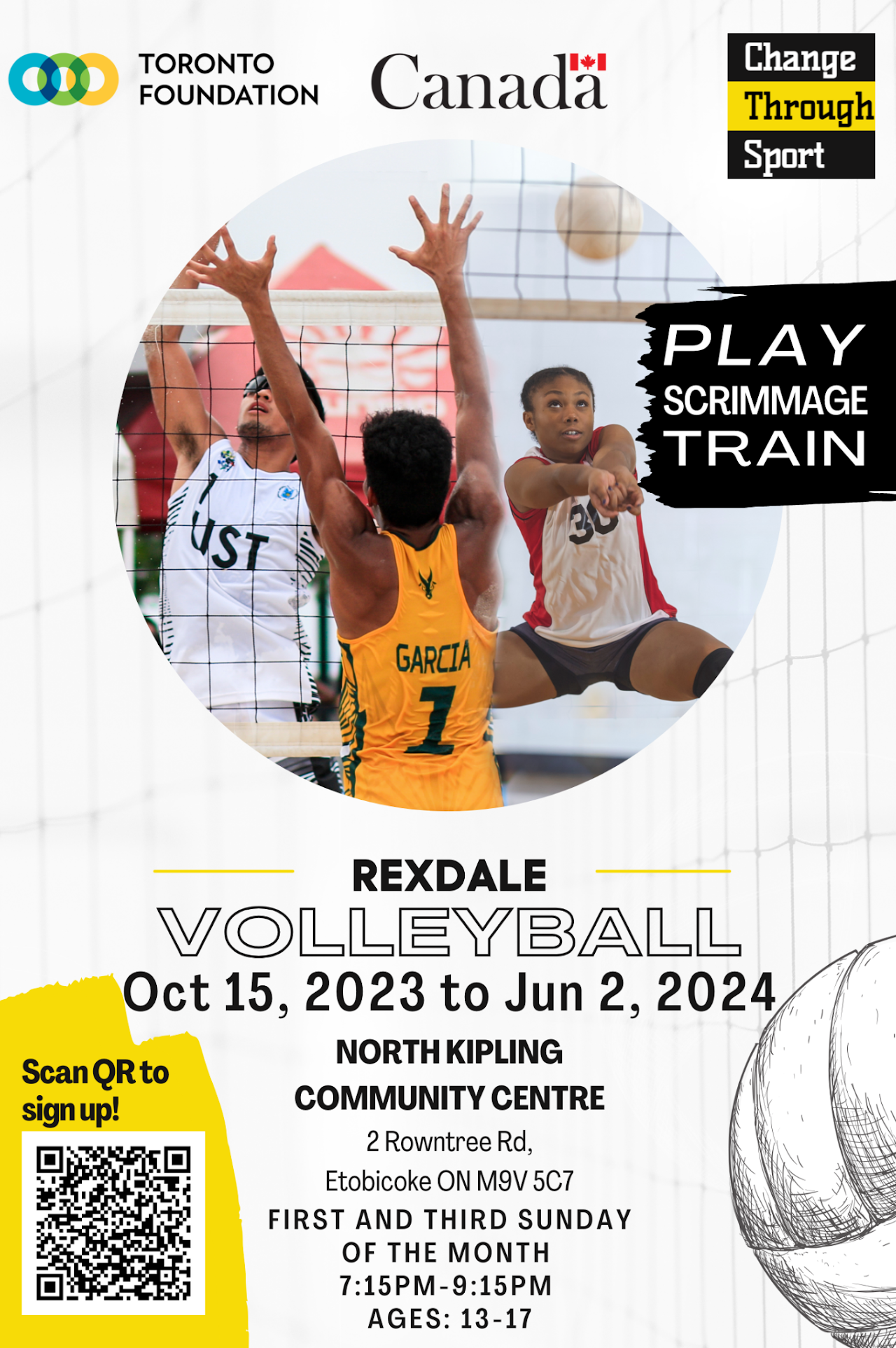 Rexdale Volleyball - Poster